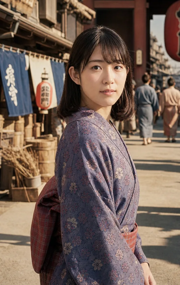 AI生成後（顔ズーム）：過度な美化なし、ちゃんと自分の顔のまま仕上がった結果